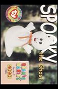 Beanie Babies Series 1 (Base Set) card 126 Spooky the Ghost