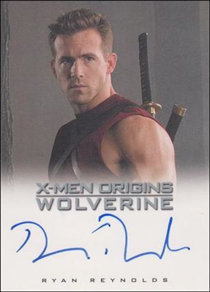 X-Men Origins: Wolverine (Autographs Subset) card nn11 Ryan Reynolds