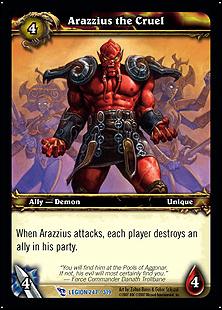 World of Warcraft: March of the Legion (Base Set) card 247 Arazzius the Cruel