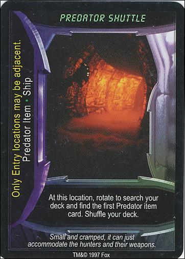 Aliens/Predator (Base Set) card 268 Predator Shuttle