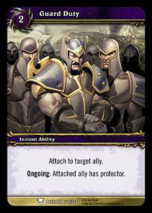 World of Warcraft: Heroes of Azeroth (Base Set) card 161 Guard Duty