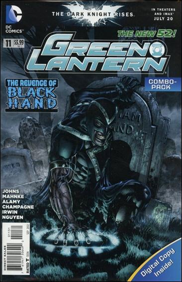 Green Lantern (2011) issue 11-C Unbagged Black Lantern Symbol Cover Combo Pack