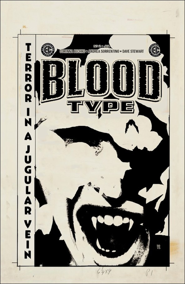 Blood Type issue 2-D Andrea Sorrentino 1:20 Artist Cover