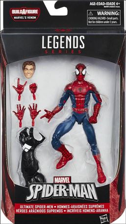 Marvel Legends Series: Spider-Man (Venom Series)  figure 4 Ultimate Spider-Men (Peter Parker)
