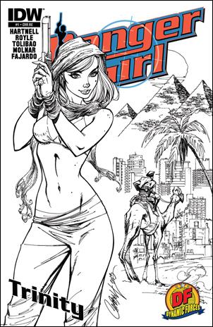 Danger Girl: Trinity issue 1-C Dynamic Forces J. Scott Campbell B&W Cover