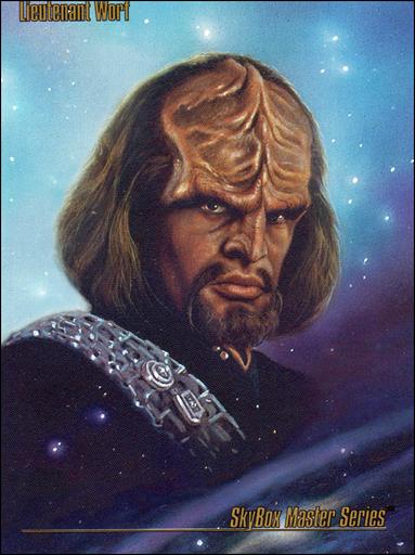 Star Trek Master Series: Series 1 (Promo) card nn-2 Lieutenant Worf