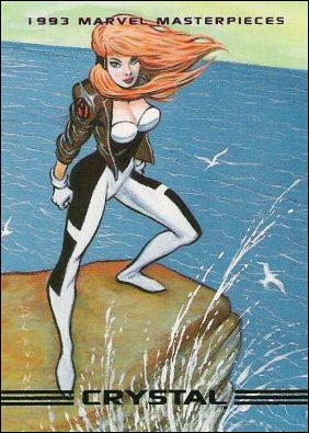 1993 Marvel Masterpieces (Base Set) card 86 Crystal