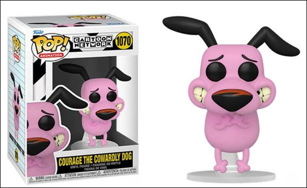 POP! Animation figure 1070 Courage the Cowardly Dog