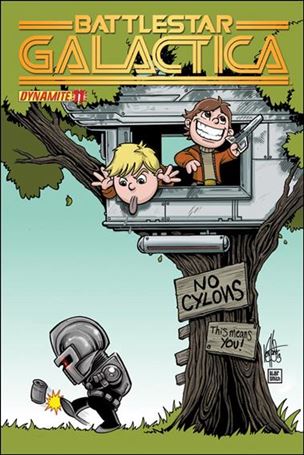 (Classic) Battlestar Galactica issue 11-B Ken Haeser Subscription Cover