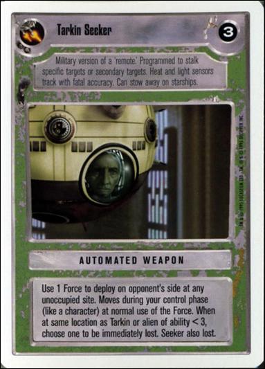 Star Wars: Premiere Unlimited (Base Set) card 315 Tarkin Seeker