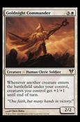 Magic the Gathering: Avacyn Restored (Base Set) card 22 Goldnight Commander