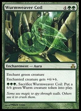 Magic the Gathering: Guildpact (Base Set) card 99 Wurmweaver Coil
