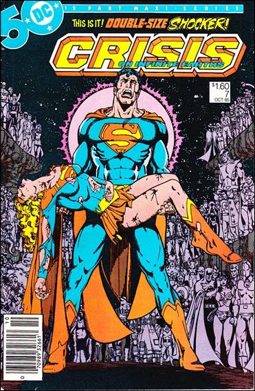Crisis on Infinite Earths issue 7-B Canadian Price Cover