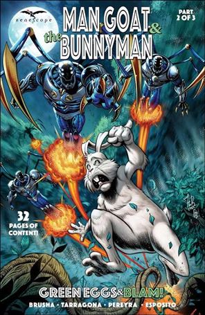Man Goat & the Bunnyman: Green Eggs & Blam! issue 2-B Jordi Tarragona Cover