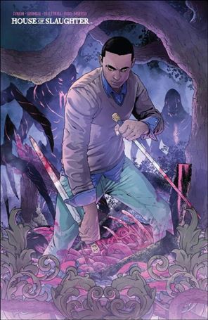 House of Slaughter issue 15-C Danny Luckert Connecting Cardstock Cover