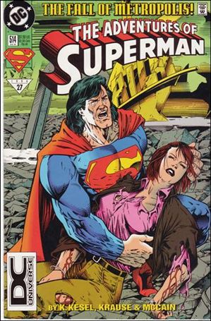 Adventures of Superman (1987) issue 514-B DC Universe UPC (2nd Printing)