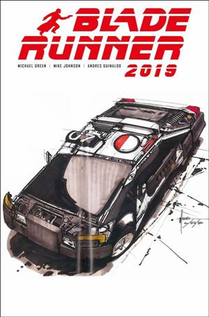Blade Runner 2019 issue 9-B Syd Mead Cover