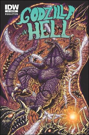 Godzilla in Hell issue 2-B Matt Frank Subscription Cover