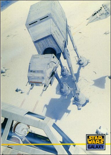 Star Wars Galaxy: Series 3 (Promo) card P5 AT-AT and Snowspeeders