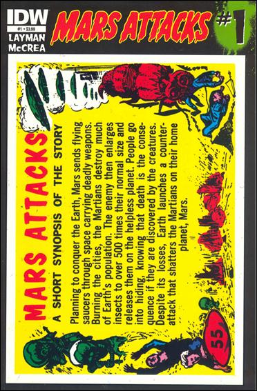 Mars Attacks (2012) issue 1-ZZC Card #55 (A Short Synopsis of the Story)