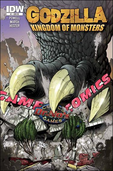Godzilla: Kingdom of Monsters issue 1-NF Dr. No's Comics Cover 1/500