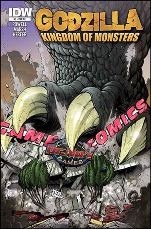 Godzilla: Kingdom of Monsters issue 1-NF Dr. No's Comics Cover 1/500