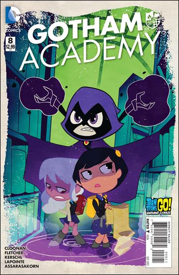 Gotham Academy issue 8-B Sean Galloway Teen Titans Go! Cover