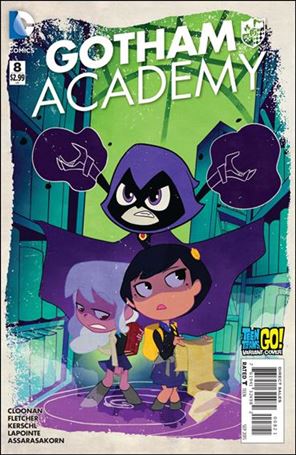 Gotham Academy issue 8-B Sean Galloway Teen Titans Go! Cover