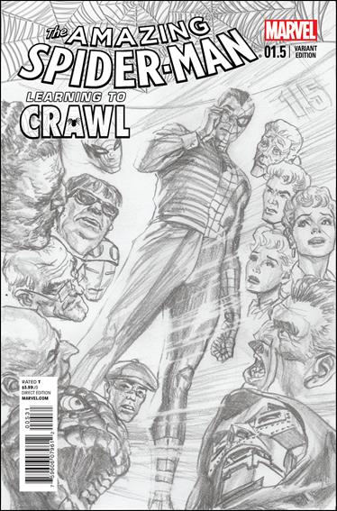 Amazing Spider-Man (2014) issue 1.5-B 1:200 Sketch Cover