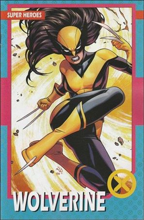 X-Men (2021) issue 8-B Russell Dauterman Trading Card Cover