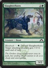Magic the Gathering: Gatecrash (Base Set) card 134 Slaughterhorn
