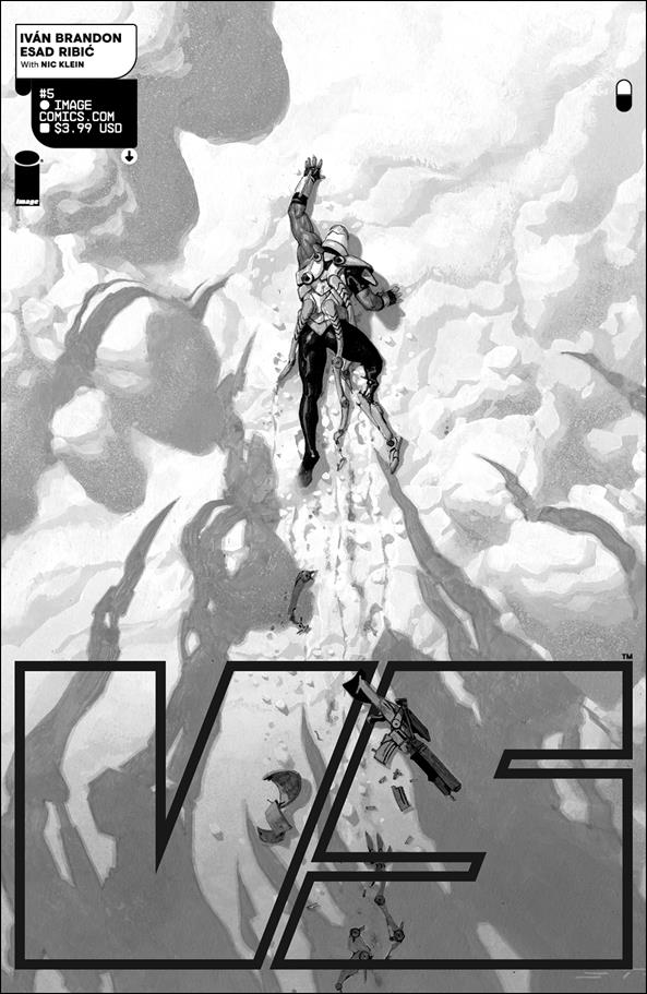 VS issue 5-C Esad Ribic Black & White Cover