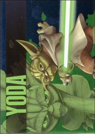 Star Wars: The Clone Wars Rise of the Bounty Hunters (Foil Character Subset) card 5 Yoda