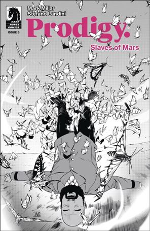 Prodigy: Slaves of Mars (2024) issue 5-B Stefano Landini B&W Cover