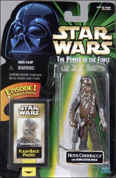 Star Wars: The Power of the Force 2 3 3/4" Basic Action Figures figure 85 Hoth Chewbacca w/ Flashback Card