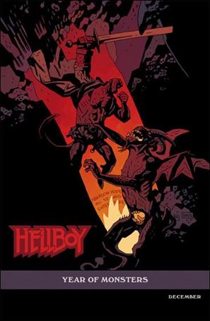 Hellboy in Hell issue 1-B Year of Monsters 1:5 Cover