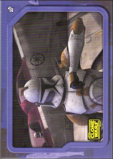 Star Wars: The Clone Wars Trading Card Stickers (Base Set) card 52 Christophsis Under Seige