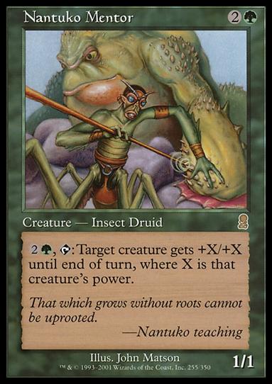 Magic the Gathering: Odyssey (Base Set) card 255 Nantuko Mentor