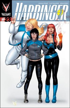 Harbinger (2012) issue 23-C Khari Evans 1:20 Cover