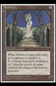 Magic the Gathering: Chronicles (Base Set) card 107 Sentinel
