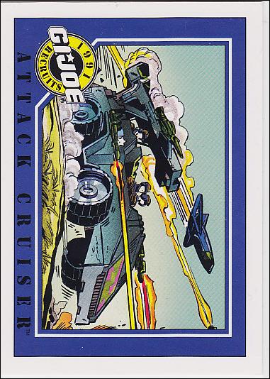 G.I. Joe (Base Set) card 113 Attack Cruiser