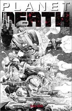 Planet Death (2025) issue 0.00-C Tomás Giorello B&W Cardstock Cover (2nd Printing)