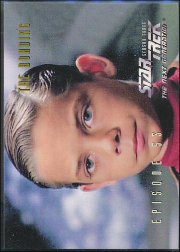 Star Trek: The Next Generation - The Episode Collection Season Three (Base Set) card 244 The Bonding, Episode 53A