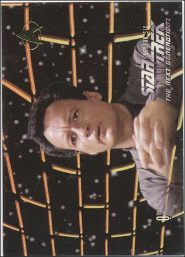 Star Trek: The Next Generation - The Episode Collection Season Six (Base Set) card 631 Q