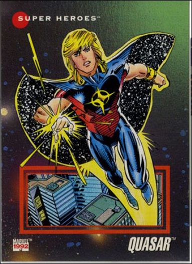 Marvel Universe: Series 3 (Base Set) card 2 Quasar 