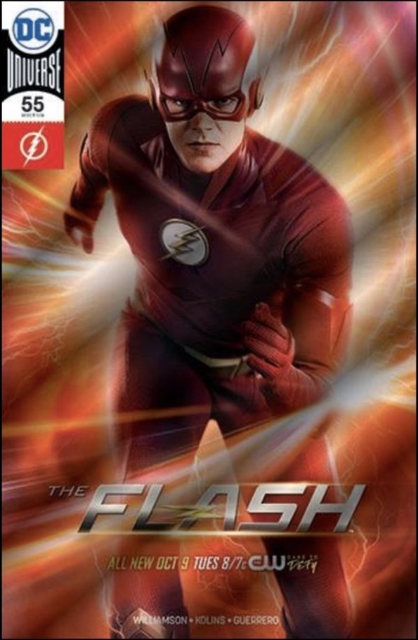 Flash (2016) issue 55-C DC Boutique Exclusive Silver Photo Foil  Cover