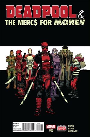 Deadpool & the Mercs for Money (2016/04) issue 5 Declan Shalvey Cover