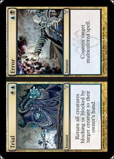 Magic the Gathering: Dissension (Base Set) card 158 Trial//Error