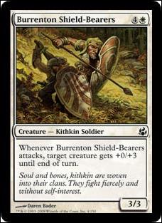 Magic the Gathering: Morningtide (Base Set) card 4 Burrenton Shield- Bearers