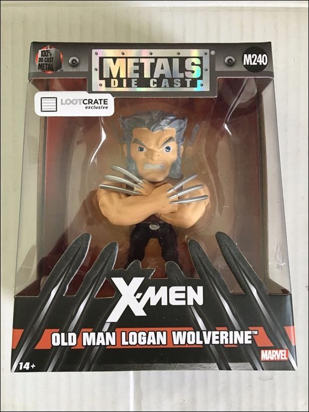 Metals Die Cast (X-Men) 4 inch item 240 Old Man Logan Wolverine (Lootcrate Exclusive)